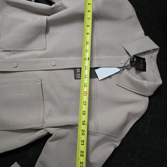 Cream Button-Front Jean Jacket - Picture 10 of 16